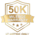 50K-mile limited treadwear warranty, LT-metric